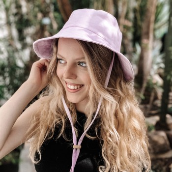 Lilac Summer Hat - kapelusz damski