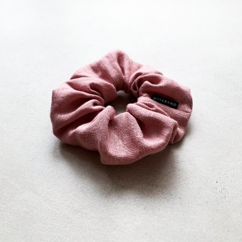 Rose Linen Scrunchie - lniana gumka do włosów